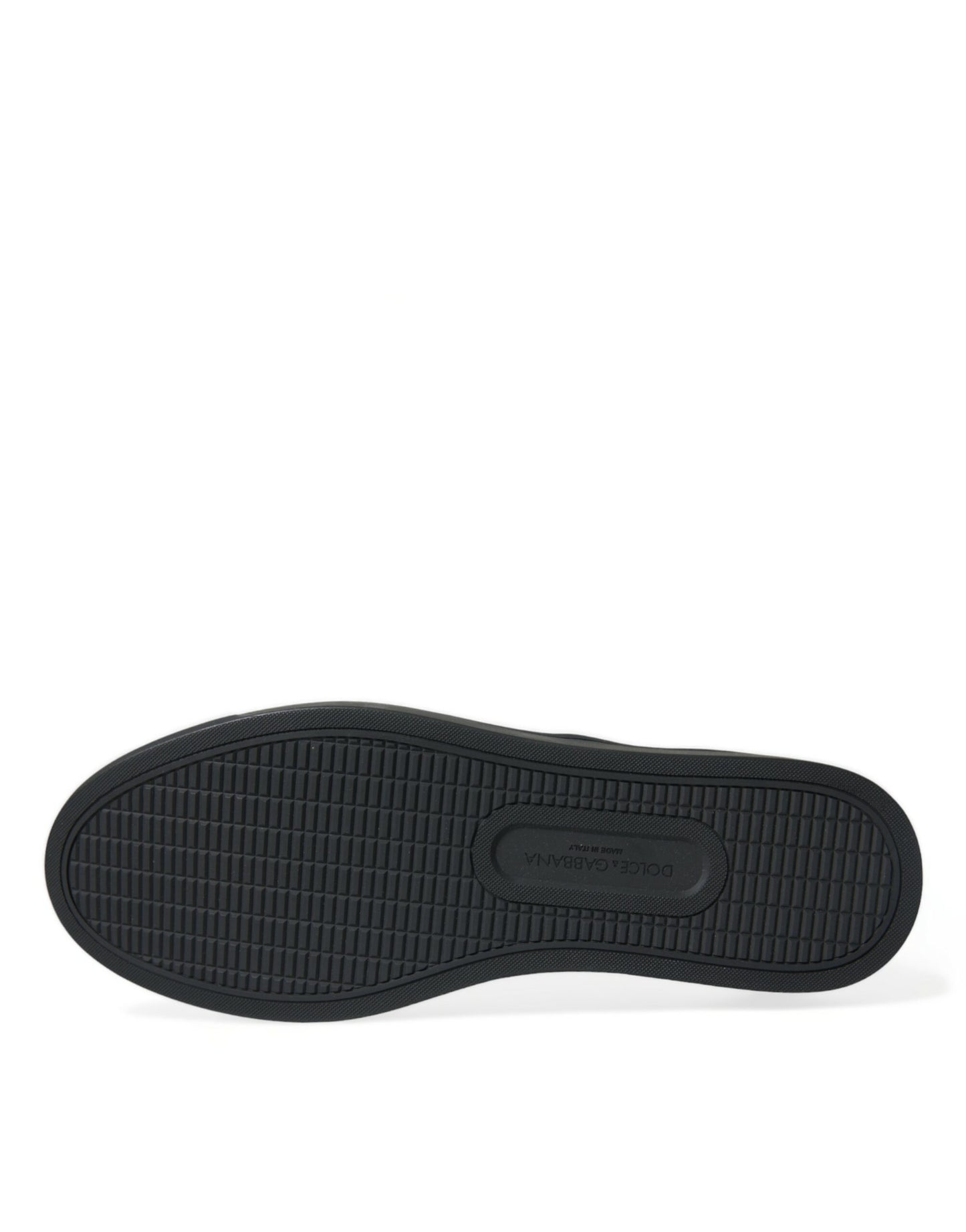 حذاء رياضي من الجلد بنقشة جلد الفهد بني من دولتشي آند غابانا