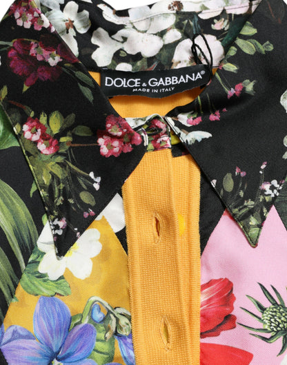 سترة هنلي من الكشمير متعدد الألوان من دولتشي آند غابانا