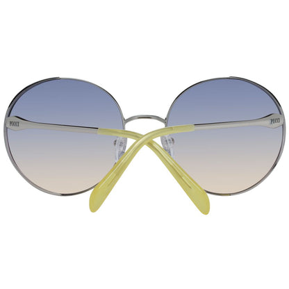 Emilio Pucci Silver Metal Sunglasses