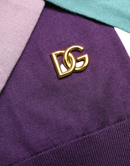 سترة دولتشي آند غابانا متعددة الألوان مع فيونكة