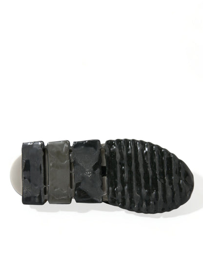 حذاء سنيكرز دولتشي آند غابانا أسود وأبيض سهل الارتداء، حذاء سورينتو