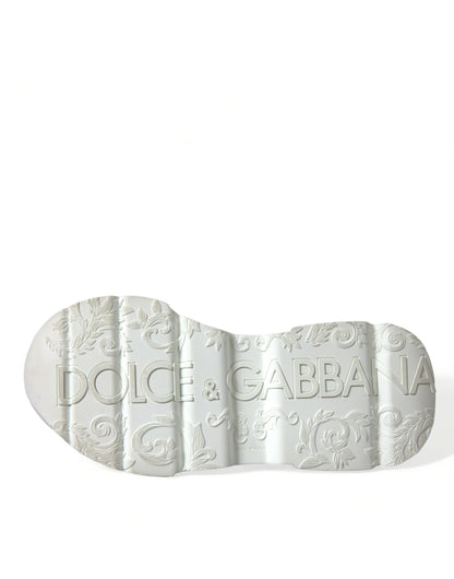 حذاء سنيكرز دولتشي آند غابانا دايماستر متعدد الألوان من الجلد منخفض الرقبة