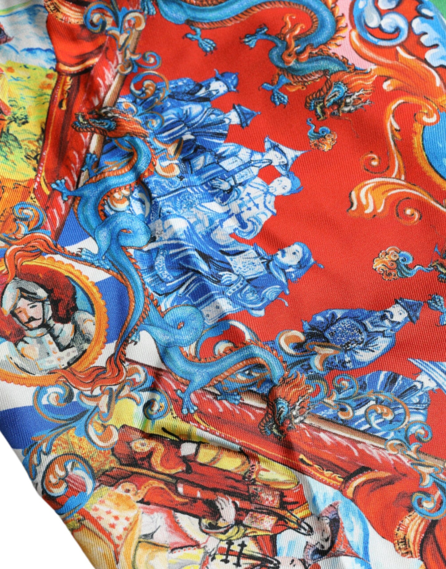 قميص دولتشي آند غابانا متعدد الألوان بأزرار كاجوال