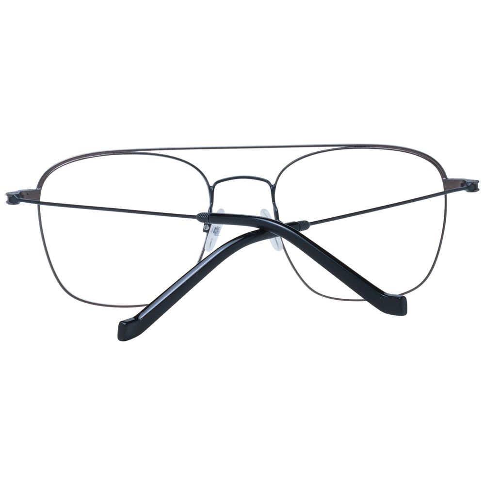Hackett Black Stainless Steel Glasses (Frames)