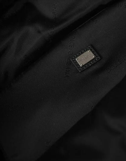 حقيبة ظهر رجالية من النايلون الأزرق من دولتشي آند غابانا #DGFamily Patch