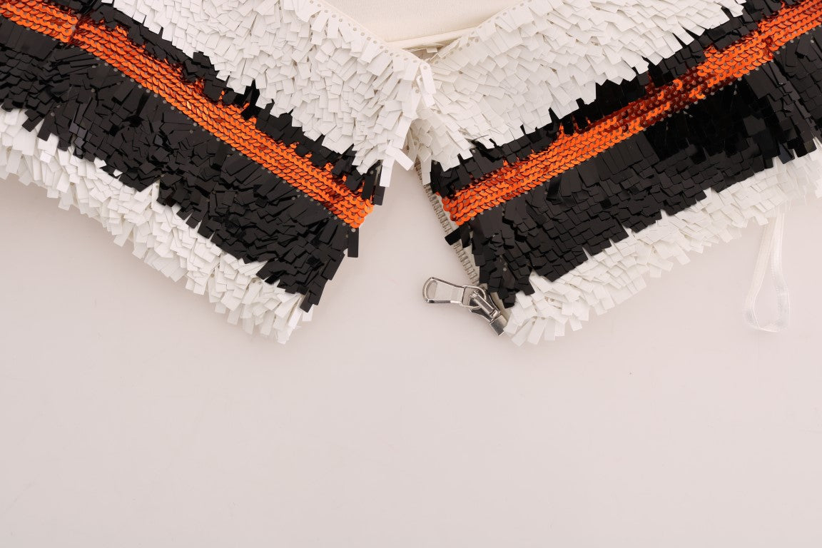 بلوزة صدرية مطاطية متعددة الألوان مزينة بالترتر من دولتشي آند غابانا