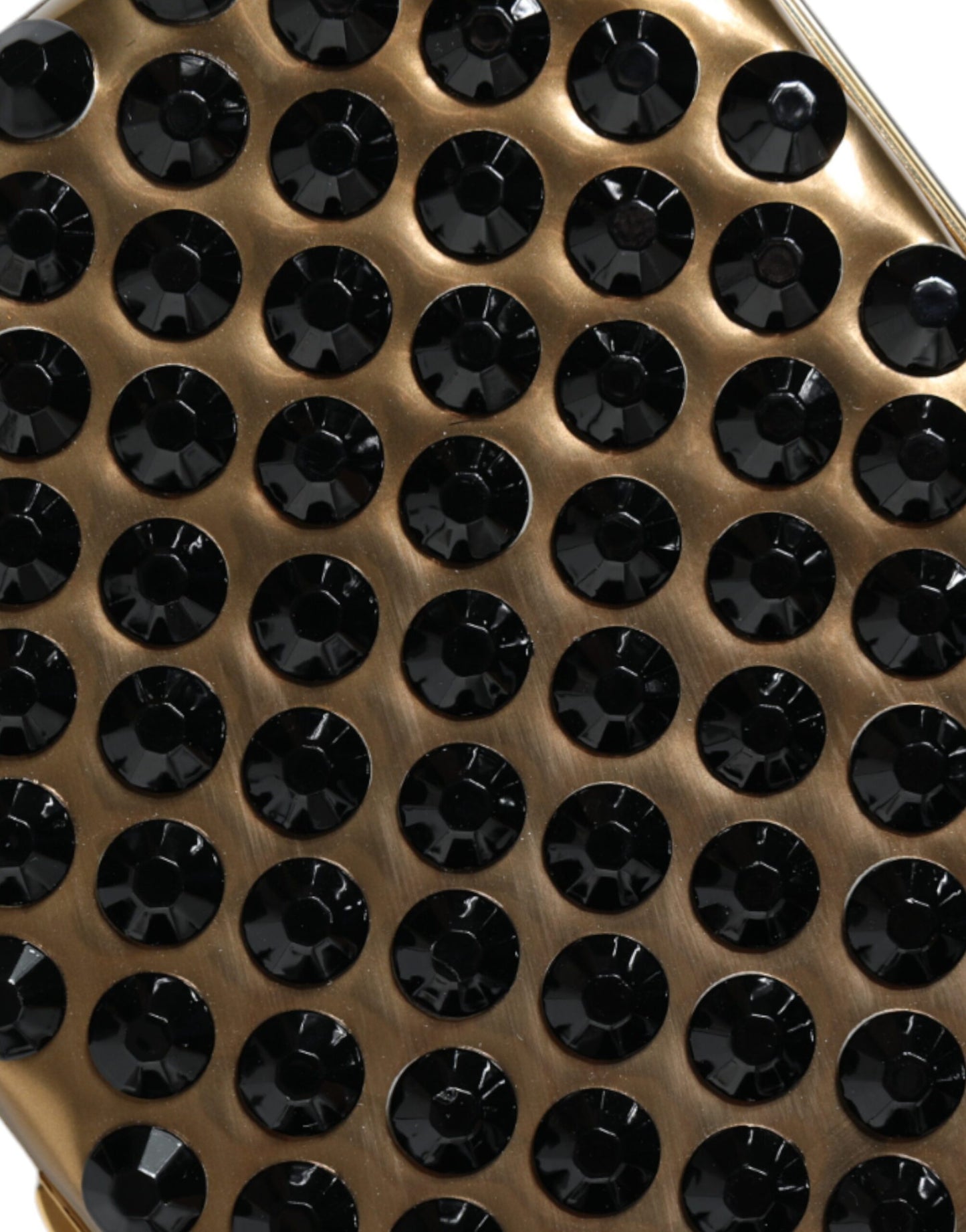 حقيبة دولتشي آند غابانا الذهبية الكريستالية ثنائية الطي للحفلات المسائية للنساء