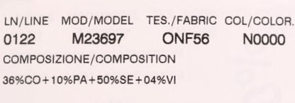 فستان شيميز من الحرير والدانتيل الأسود من دولتشي آند غابانا