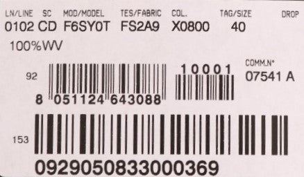 فستان دولتشي آند غابانا الرمادي المنقط من الصوف