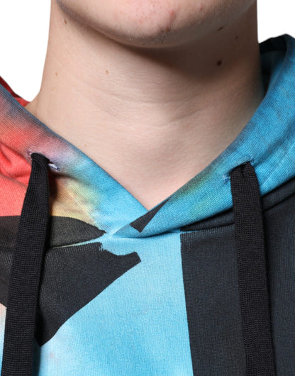 سويت شيرت بقلنسوة متعدد الألوان من دولتشي آند غابانا