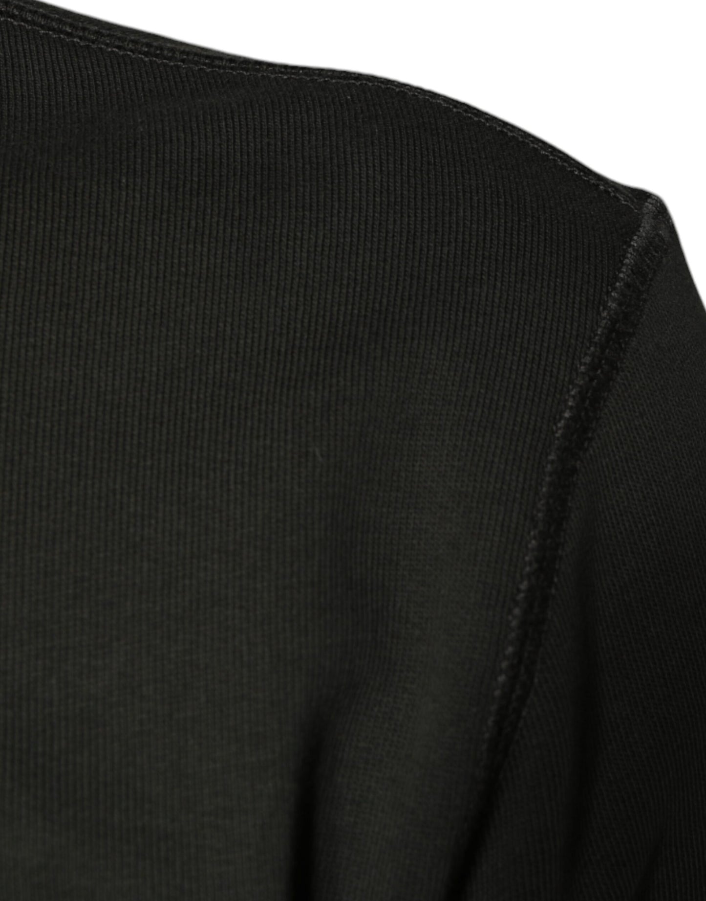 سترة دولتشي آند غابانا ذات الرقبة الدائرية باللون الأخضر العسكري من DG Crown