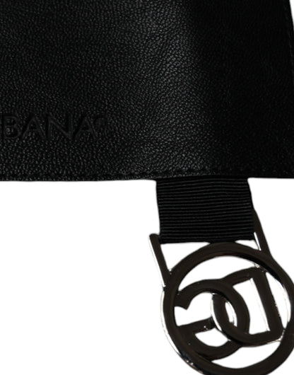 تي شيرت دولتشي آند غابانا رمادي اللون من القطن برقبة دائرية وشعار مطبوع