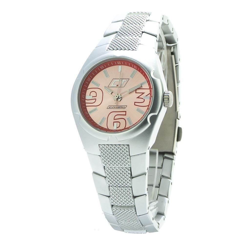 Chronotech Silver Polycarbonate Bracelet Watch