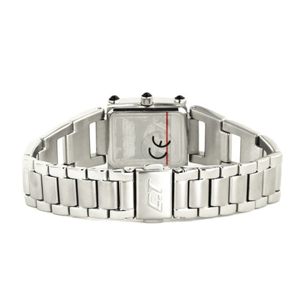 Chronotech Silver Stainless Steel Dress Watch
