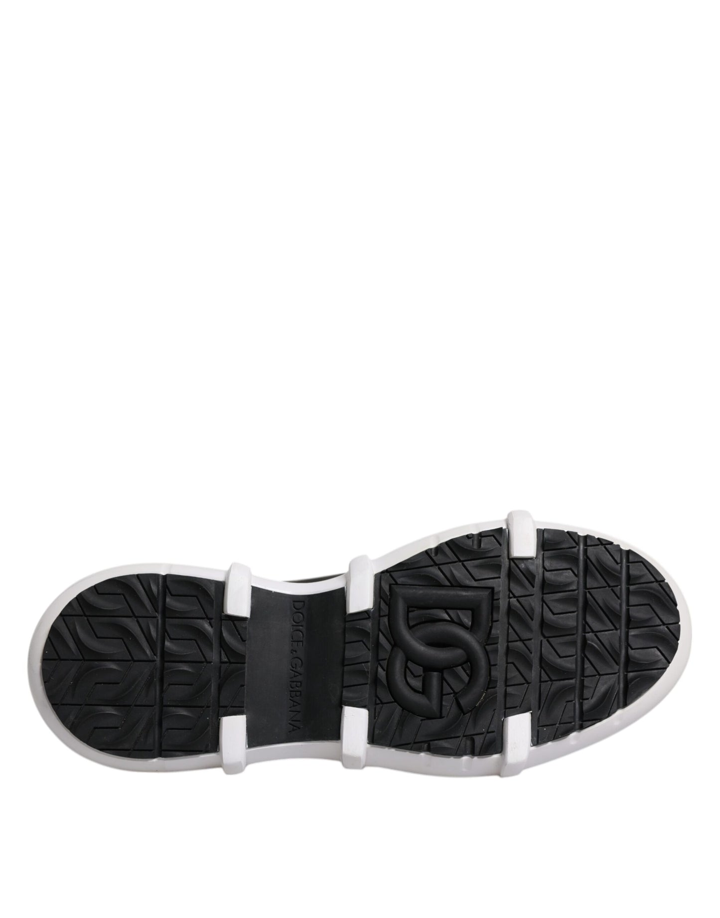 حذاء سنيكرز جاليليو أسود من النايلون عالي الرقبة من دولتشي آند غابانا