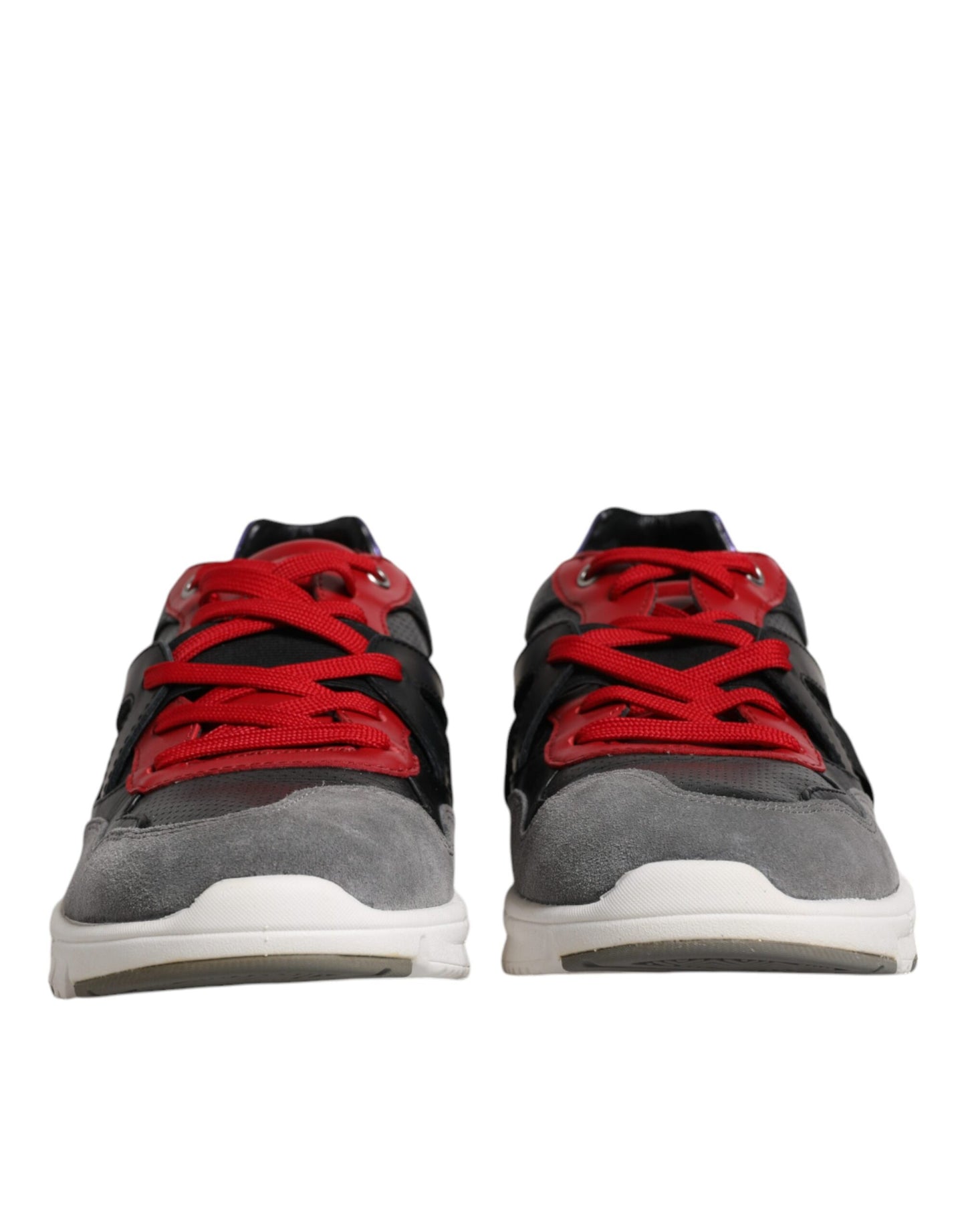 حذاء سنيكرز دولتشي آند غابانا متعدد الألوان من الجلد السويدي منخفض الرقبة