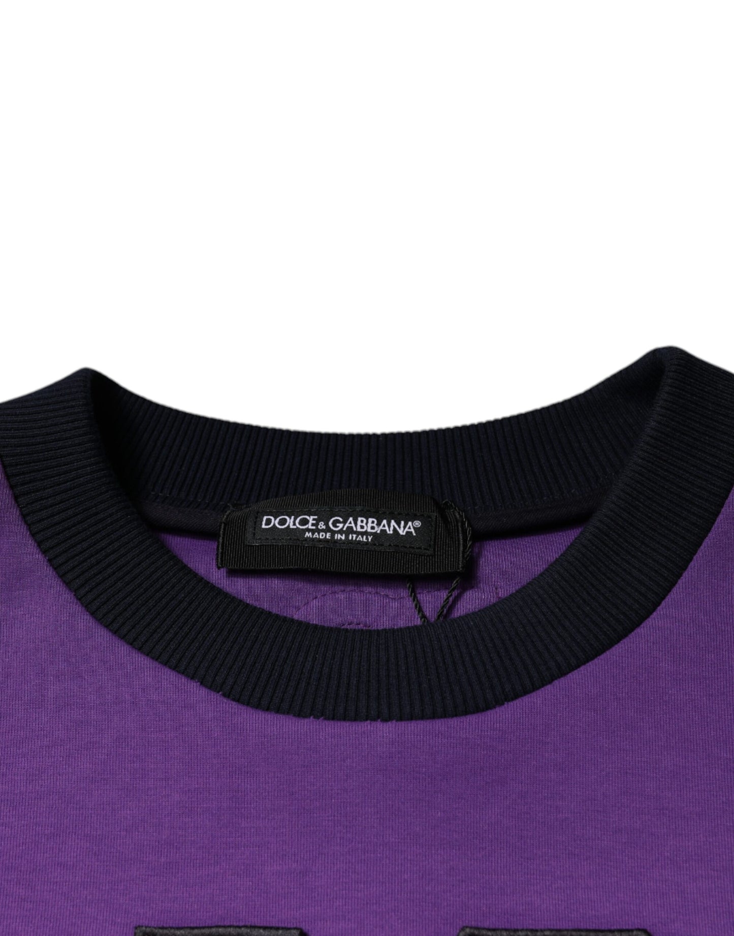 سويت شيرت رجالي متعدد الألوان برقبة دائرية من دولتشي آند غابانا