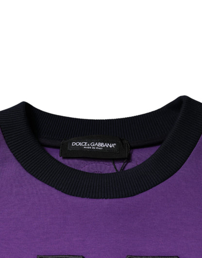 سويت شيرت رجالي متعدد الألوان برقبة دائرية من دولتشي آند غابانا