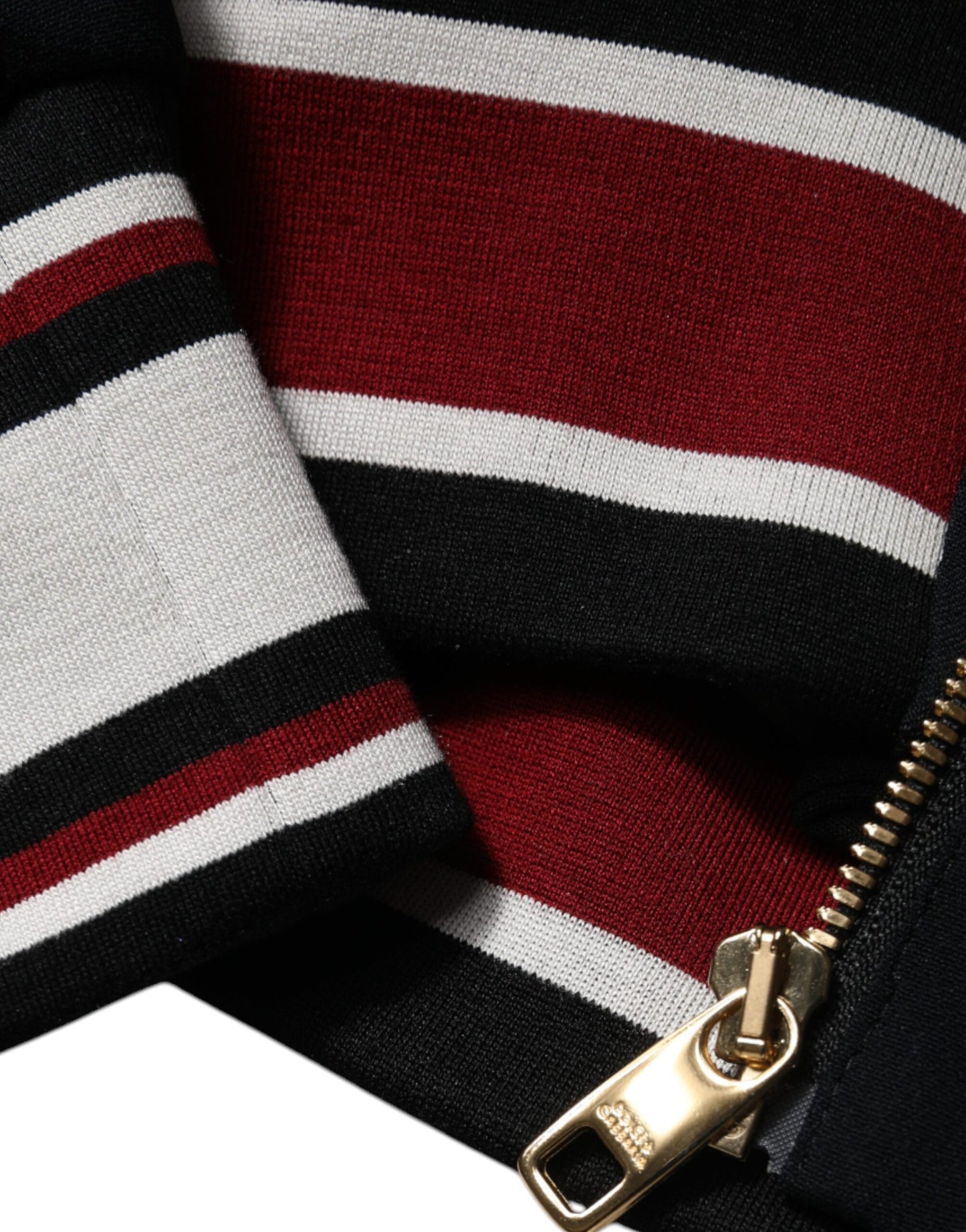 سويت شيرت دولتشي آند غابانا أسود بسحاب كامل من DG King