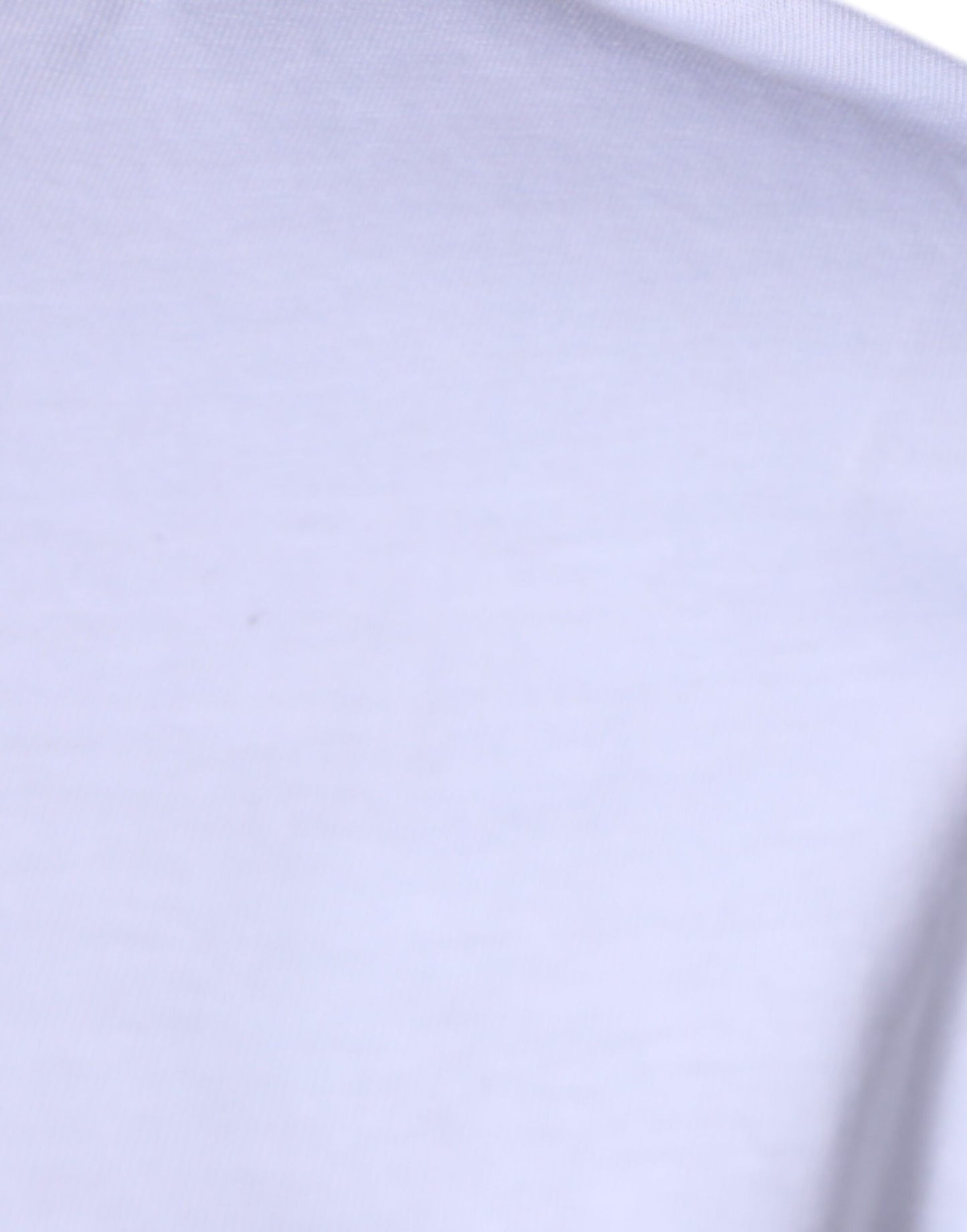 تي شيرت دولتشي آند غابانا أبيض وأحمر من القطن بنقشة جلد النمر ورقبة دائرية