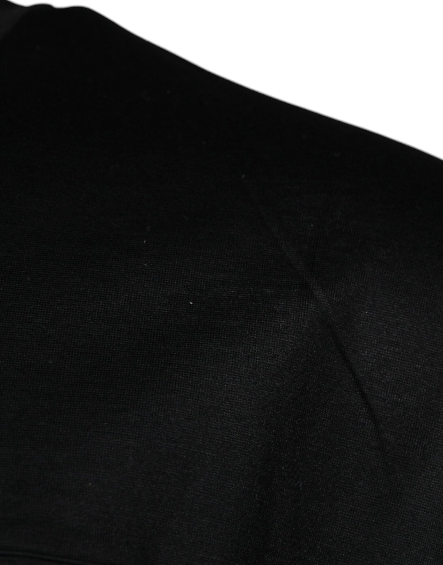 تي شيرت دولتشي آند غابانا أسود بياقة دائرية وأكمام قصيرة