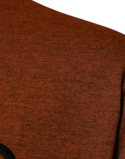 تي شيرت دولتشي آند غابانا بني بشعار DG من القطن برقبة دائرية