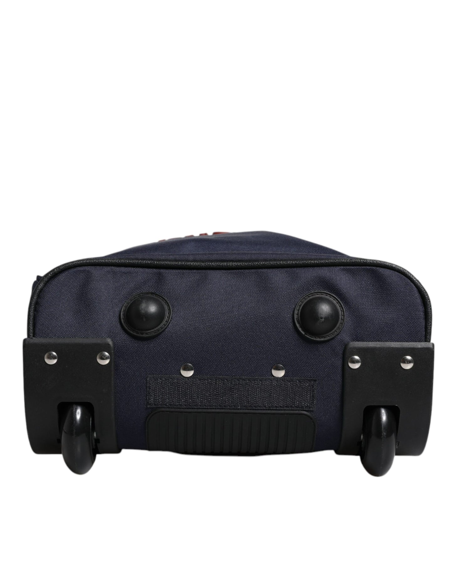 حقيبة ظهر للأطفال من البوليستر باللون الأزرق والأحمر من دولتشي آند غابانا بعجلات