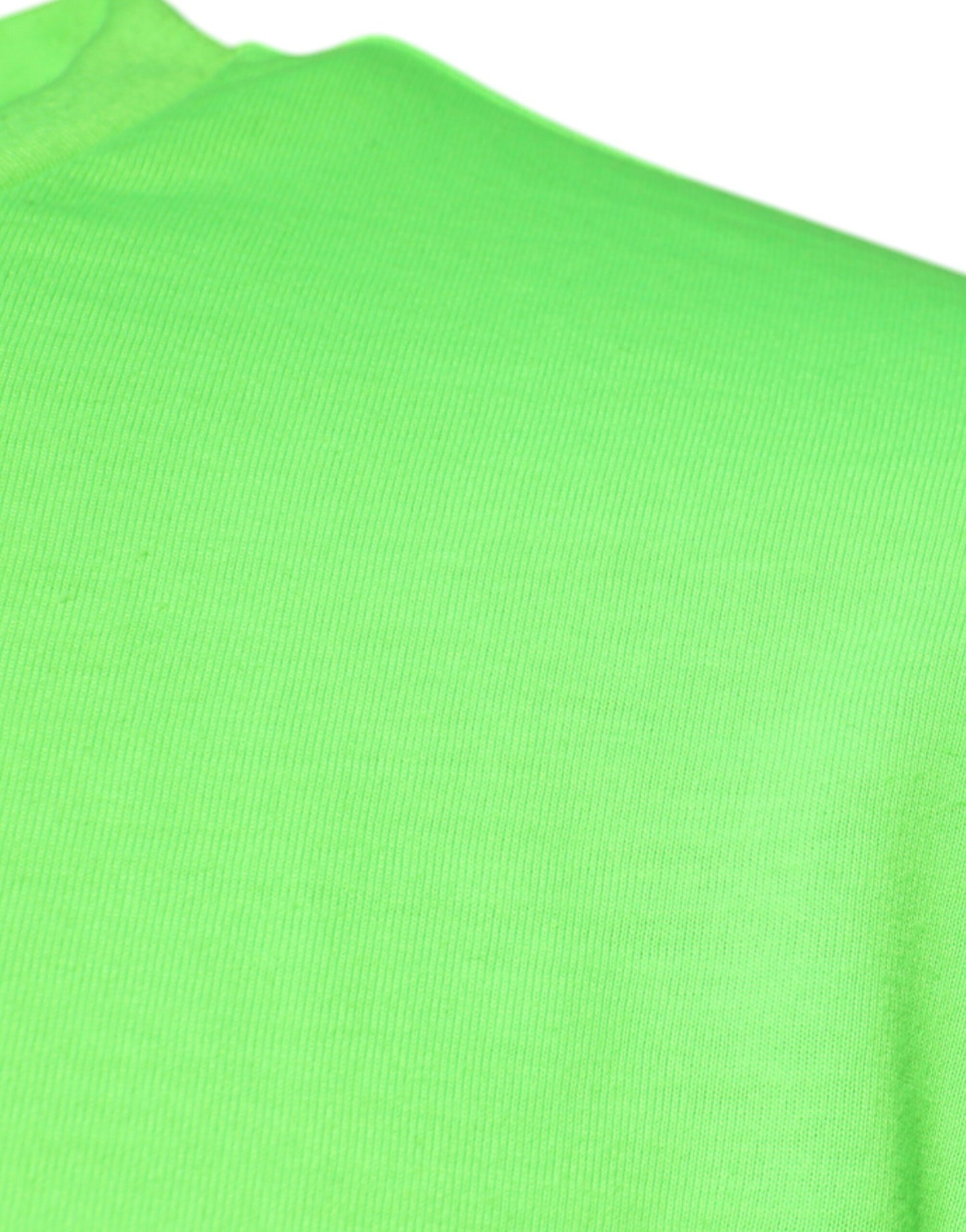 تي شيرت دولتشي آند غابانا الأخضر المصنوع من البوليستر برقبة دائرية وشعار