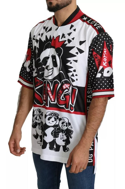 تي شيرت دولتشي آند غابانا كينج باندا بوليستر أبيض