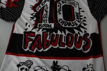 تي شيرت دولتشي آند غابانا كينج باندا بوليستر أبيض