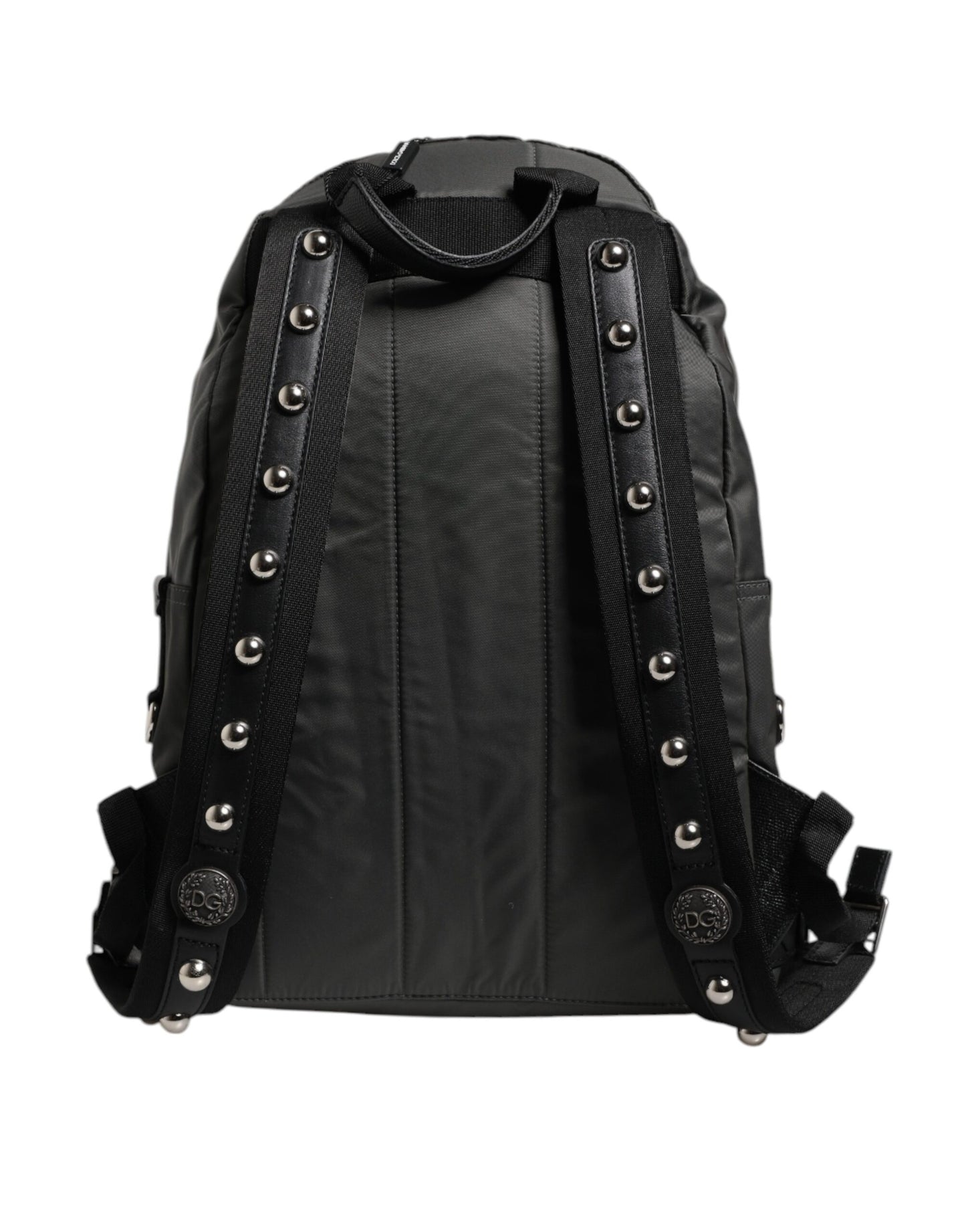 حقيبة ظهر مدرسية للسفر من دولتشي آند غابانا باللون الرمادي من النايلون "برنس فوريفر"