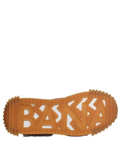 حذاء سنيكرز دولتشي آند غابانا متعدد الألوان من النايلون منخفض الرقبة NS1