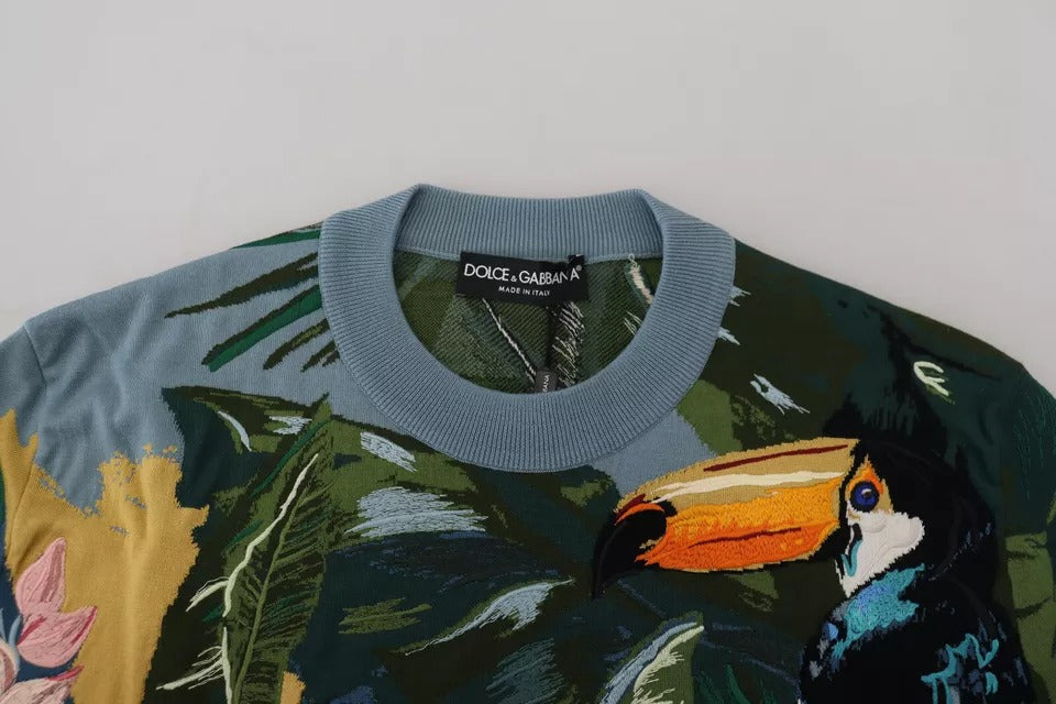 سترة دولتشي آند غابانا من صوف الأدغال والحرير بشعار