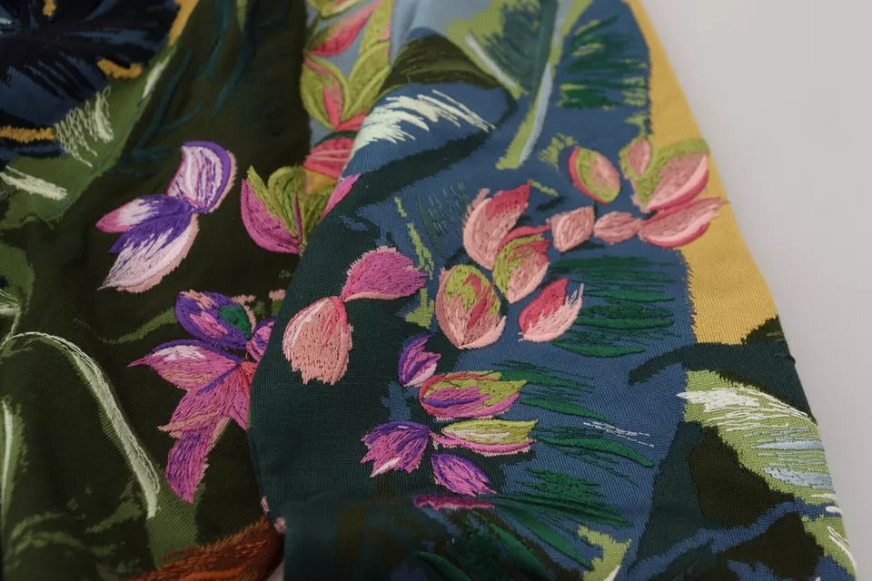 سترة دولتشي آند غابانا من صوف الأدغال والحرير بشعار