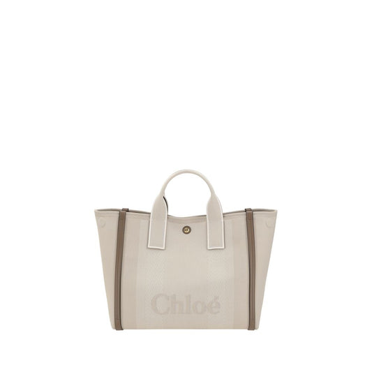 Chloé Beige Cotton Handbag