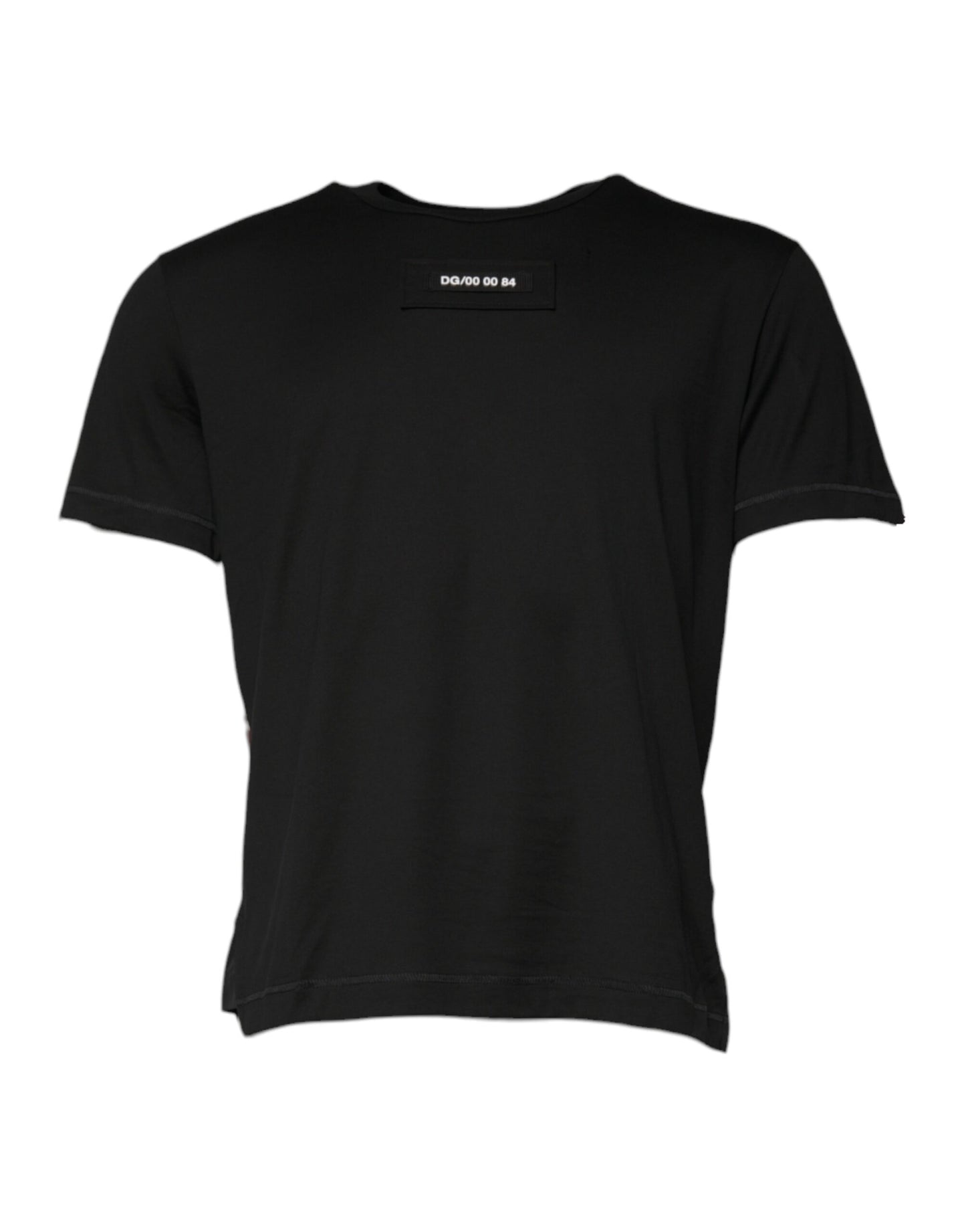 تي شيرت دولتشي آند غابانا متعدد الألوان بطبعة مموهة ورقبة دائرية