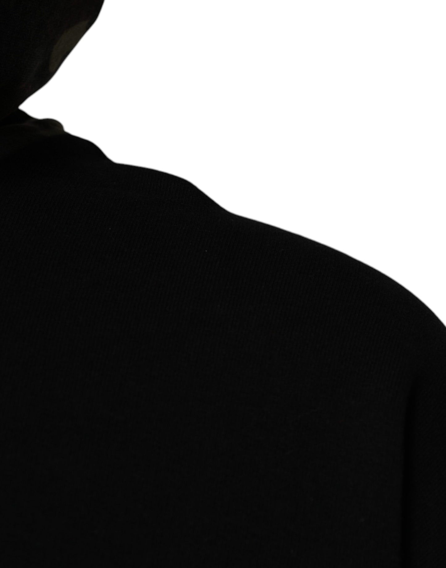 سويت شيرت بقلنسوة مموه أسود من دولتشي آند غابانا