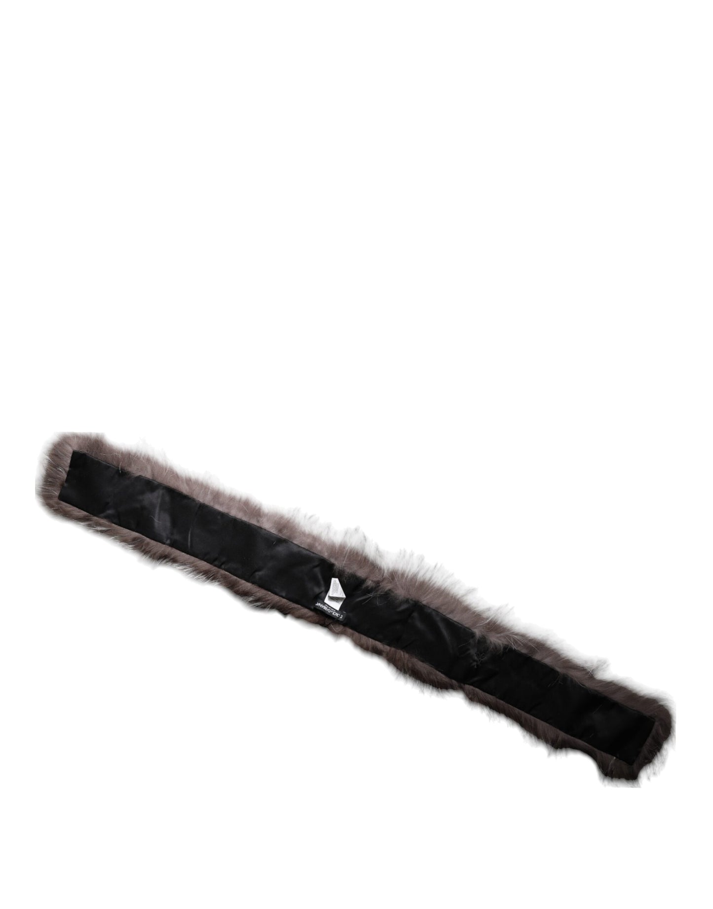 وشاح شتوي دافئ من دولتشي آند غابانا مصنوع من فرو الثعلب الرمادي