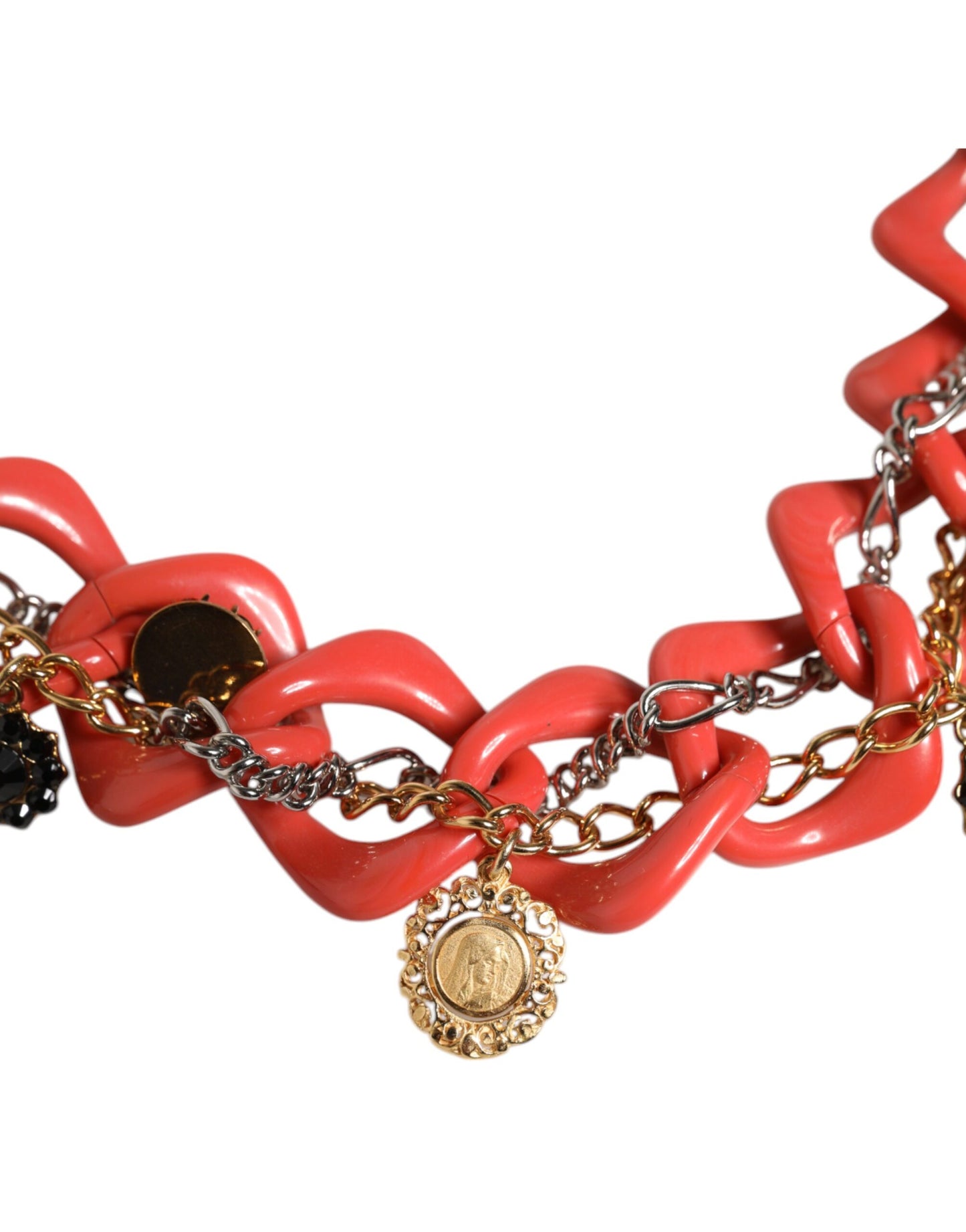 حزام خصر مزين متعدد الألوان من دولتشي آند غابانا