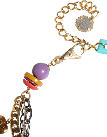 حزام خصر مزين متعدد الألوان من دولتشي آند غابانا