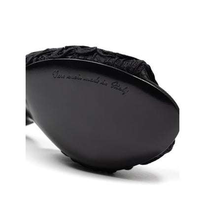 حذاء دولتشي آند غابانا الأسود القطني