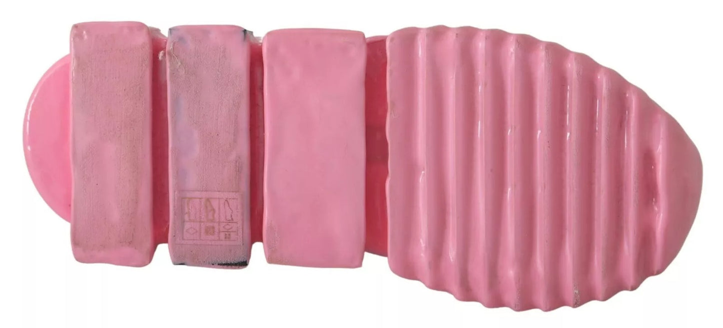 حذاء سنيكرز سورينتو منخفض الرقبة وردي اللون من دولتشي آند غابانا