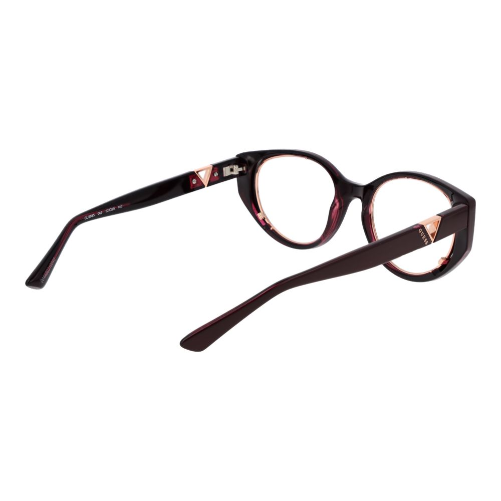 Guess Burgundy Plastic Glasses (Frames)