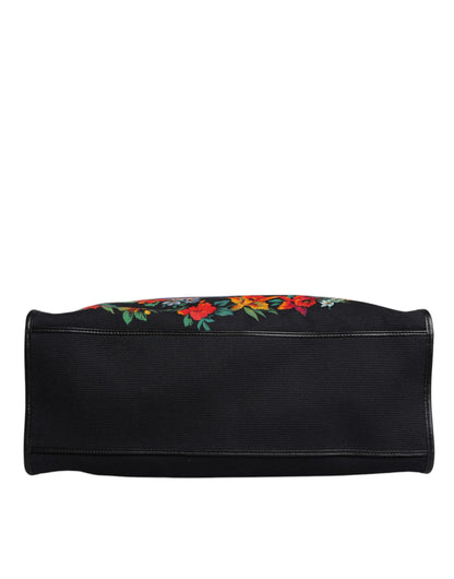 حقيبة تسوق دولتشي آند غابانا متعددة الألوان مطبوعة برسومات جرافيكية بمقبض علوي