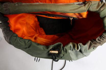 حقيبة ظهر دولتشي آند غابانا للسفر باللون الأخضر العسكري المرقعة