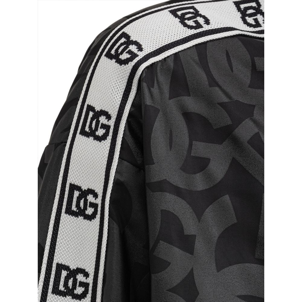 جاكيت دولتشي آند غابانا المصنوع من البوليستر الأسود