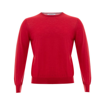 Gran Sasso Red Wool Sweatshirt
