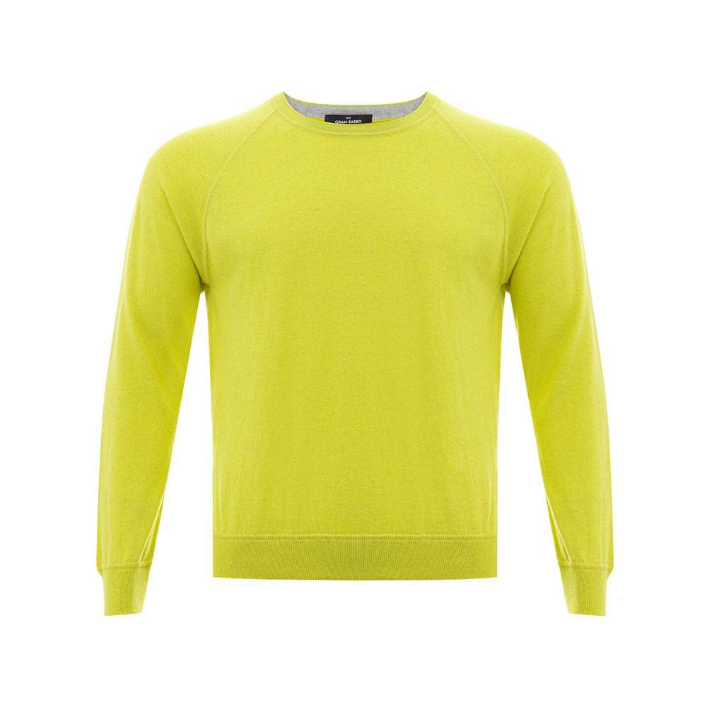 Gran Sasso Yellow Cotton Sweatshirt