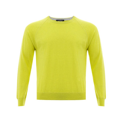 Gran Sasso Yellow Cotton Sweatshirt