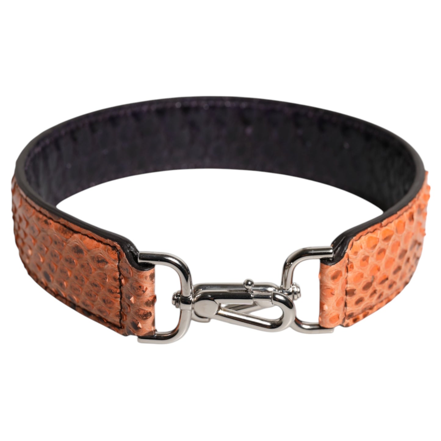 حقيبة دولتشي آند غابانا من الجلد الطبيعي باللون الأسود والبيج وحزام كتف